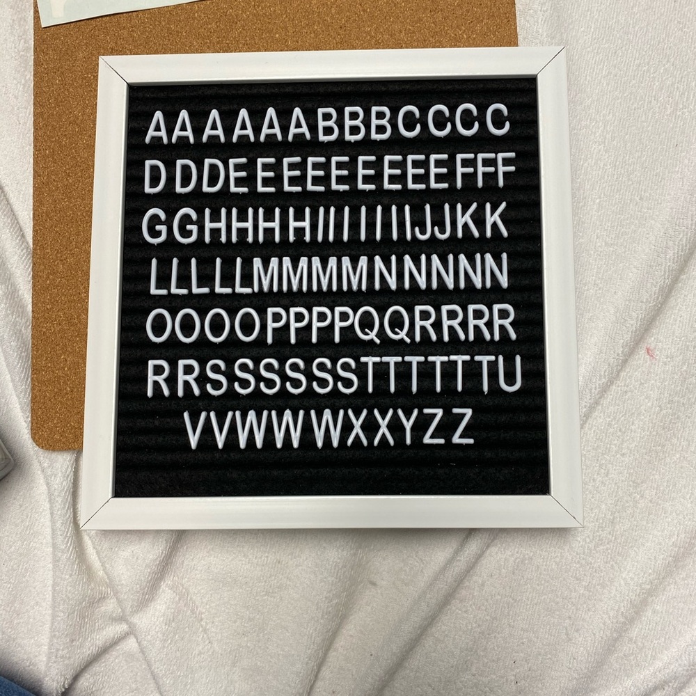 felt letter board